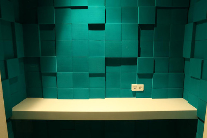 Ecosound Pattern 50mm acoustic foam panel, 50x50cm grey