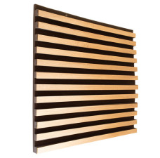 Акустическая панель Ecosound Comb Wood Sonoma 100x100см 50мм цвет светлый дуб