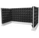 Настольная акустическая ширма для столов Ecosound Rounded screen 1200х600 мм