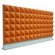 Настольная акустическая ширма для столов Ecosound Pyramid Orange 1200х600 мм