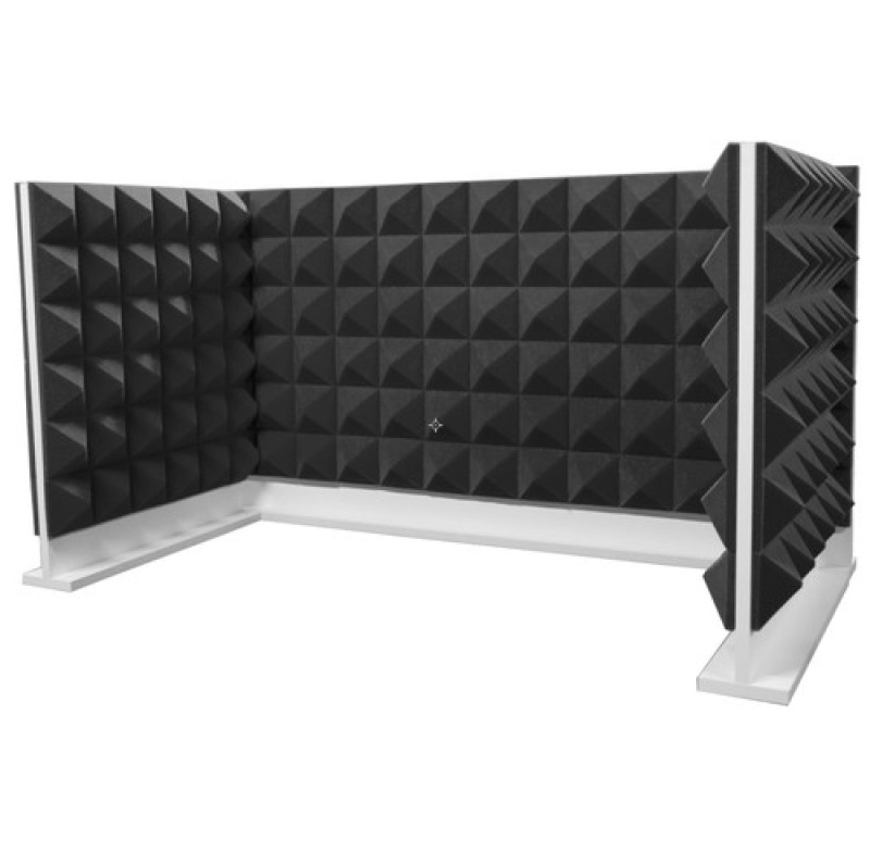 Настольная акустическая ширма для столов Ecosound Pyramid Orange 1200х600 мм