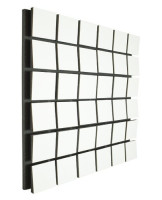 Acoustic diffuser Ecosound Tetras diffuser White 53mm 50x50 cm