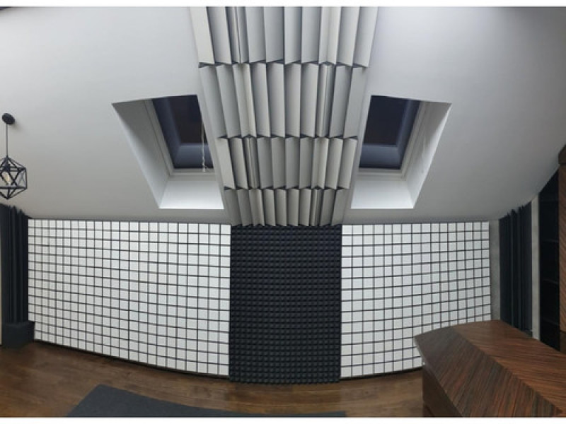 Acoustic diffuser Ecosound Tetras diffuser White 53mm 50x50 cm