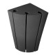 Bass trap corner Ecosound Bass trap Sector 500x250x250 colour black graphite