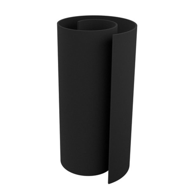 Acoustic foam Ecosound flat 2x1m 10mm black graphite