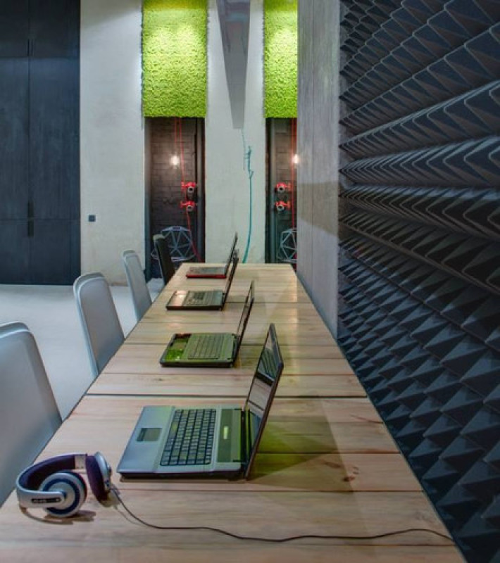 Акустический поролон Ecosound ровный 2х1м 20мм черный графит